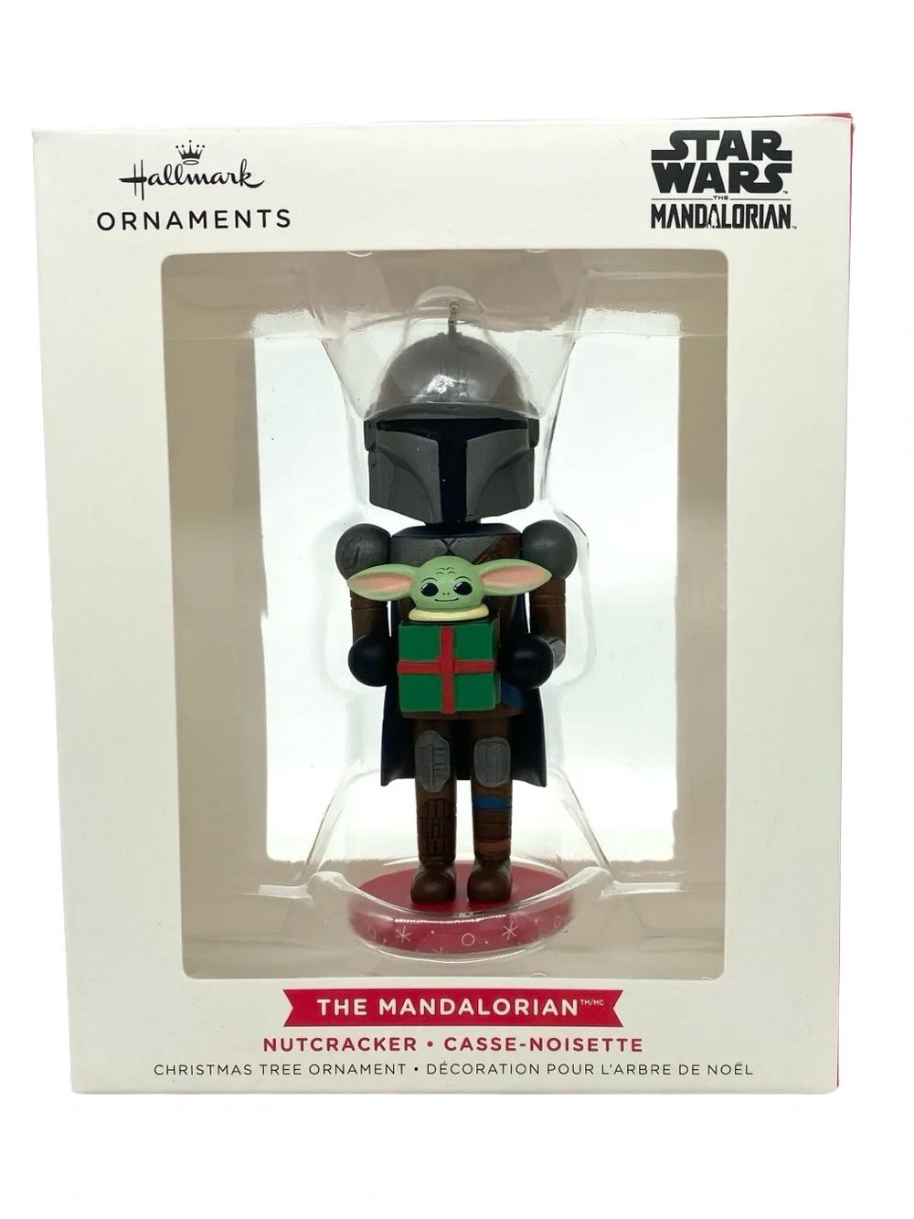 Hallmark Star Wars Mandalorian and Grogu  Nutcracker Christmas Ornament New